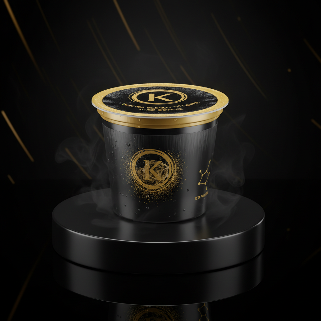 Luxury Iced Blend K-Cup Black & Gold