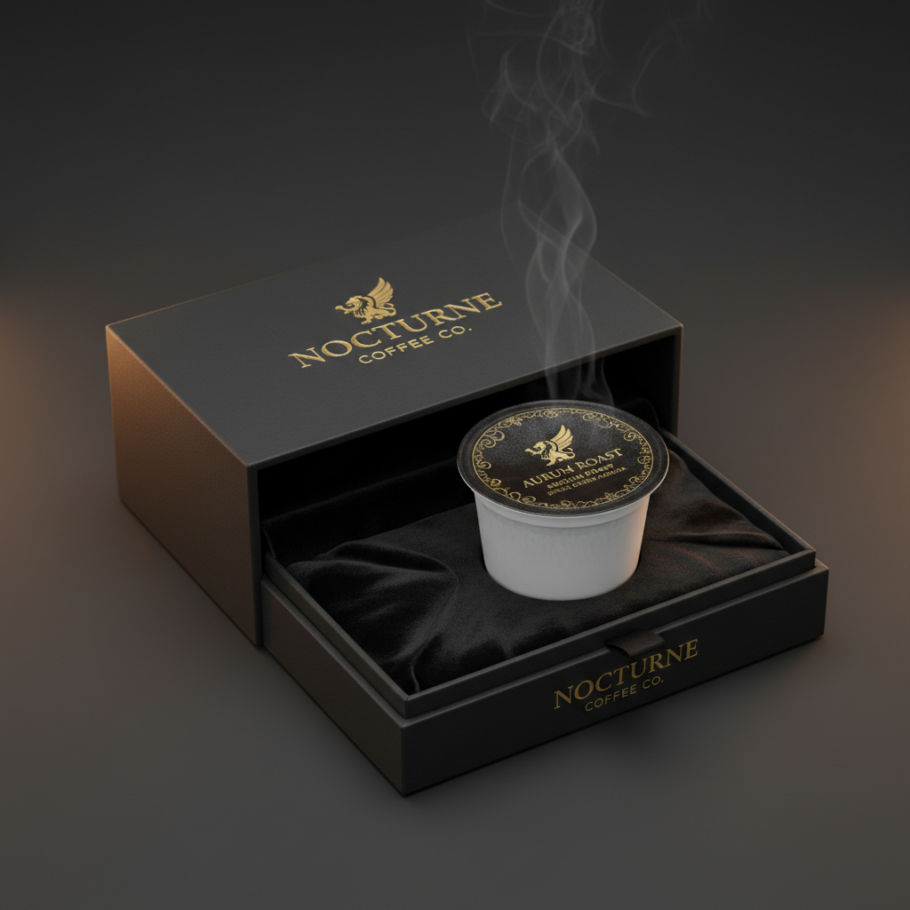 Luxury Medium Roast K-Cup Black & Gold
